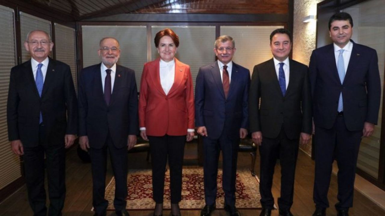 Altılı Masa'nın cumhurbaşkanı yardımcıları açıklandı: 5 lider, Mansur Yavaş ve Ekrem İmamoğlu