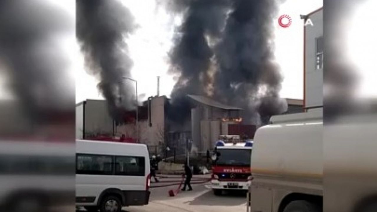 Ankara'da kimyasal madde üretimi yapan fabrikada yangın! Ölü ve yaralılar var