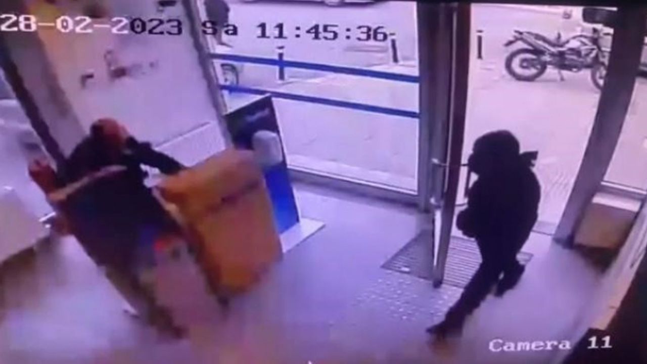 Çekmeköy'de banka soygununun güvenlik kamerası görüntüleri ortaya çıktı!
