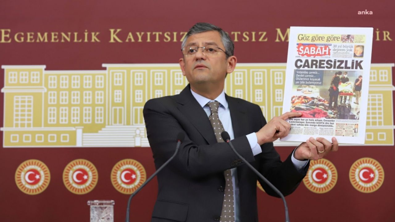 CHP'li Özgür Özel Erdoğan'ı bombaladı: Erdoğan o çukurda kalsın!