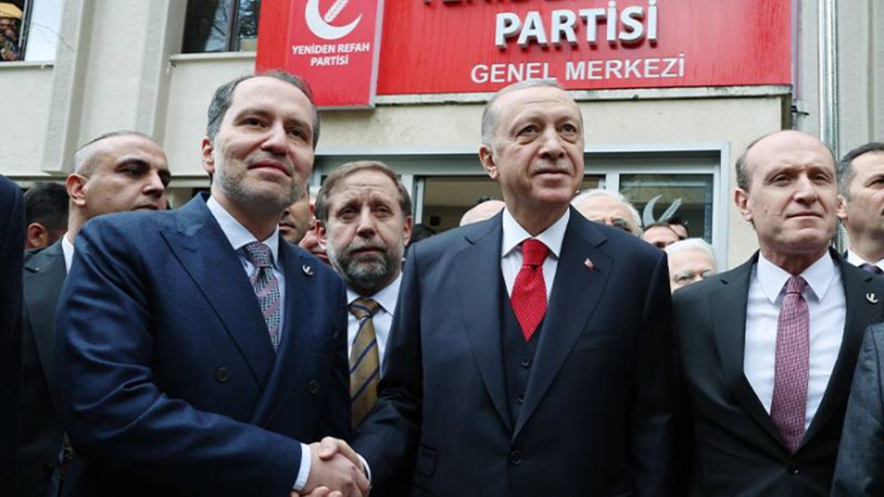 Erdoğan'dan Cumhur İttifakı'na katılan Yeniden Refah Partisi'ne ziyaret