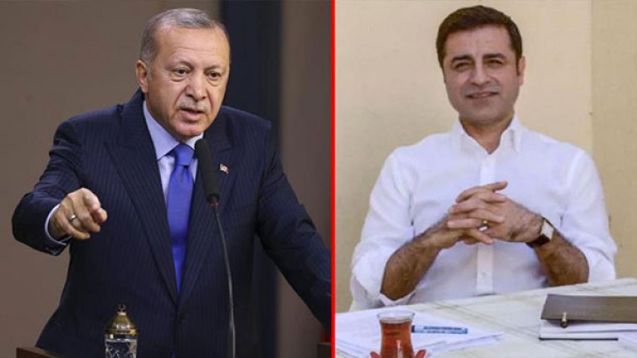 Erdoğan'dan Kılıçdaroğlu'na Selahattin Demirtaş göndermesi!