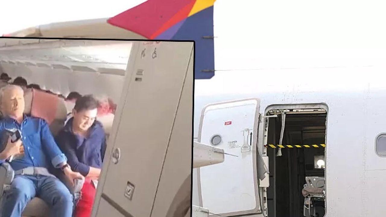 Güney Kore’de yolcu uçağının kapısını havadayken açmıştı! Savunması 'pes' dedirtti