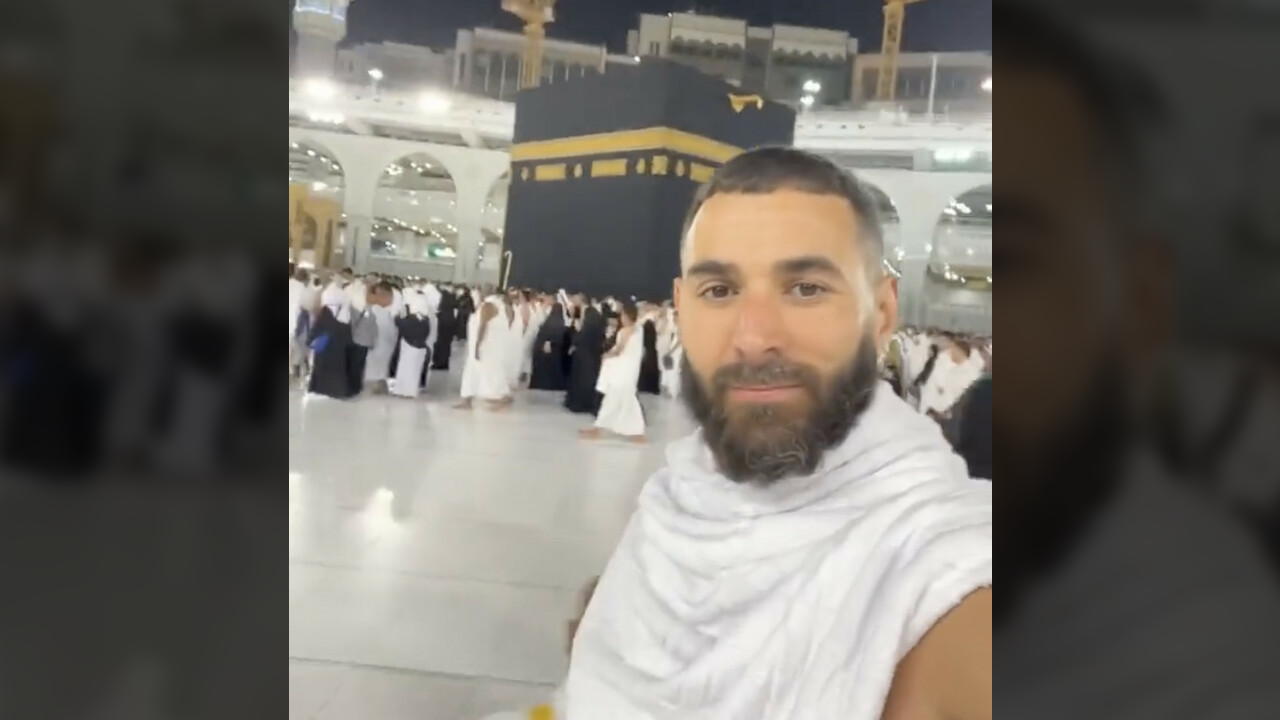 Müslüman yıldız Karim Benzema kutsal topraklarda