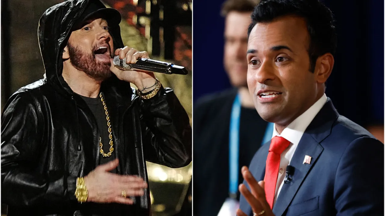 Eminem'den ABD başkan adayı Vivek Ramaswamy'e sert çıkış!