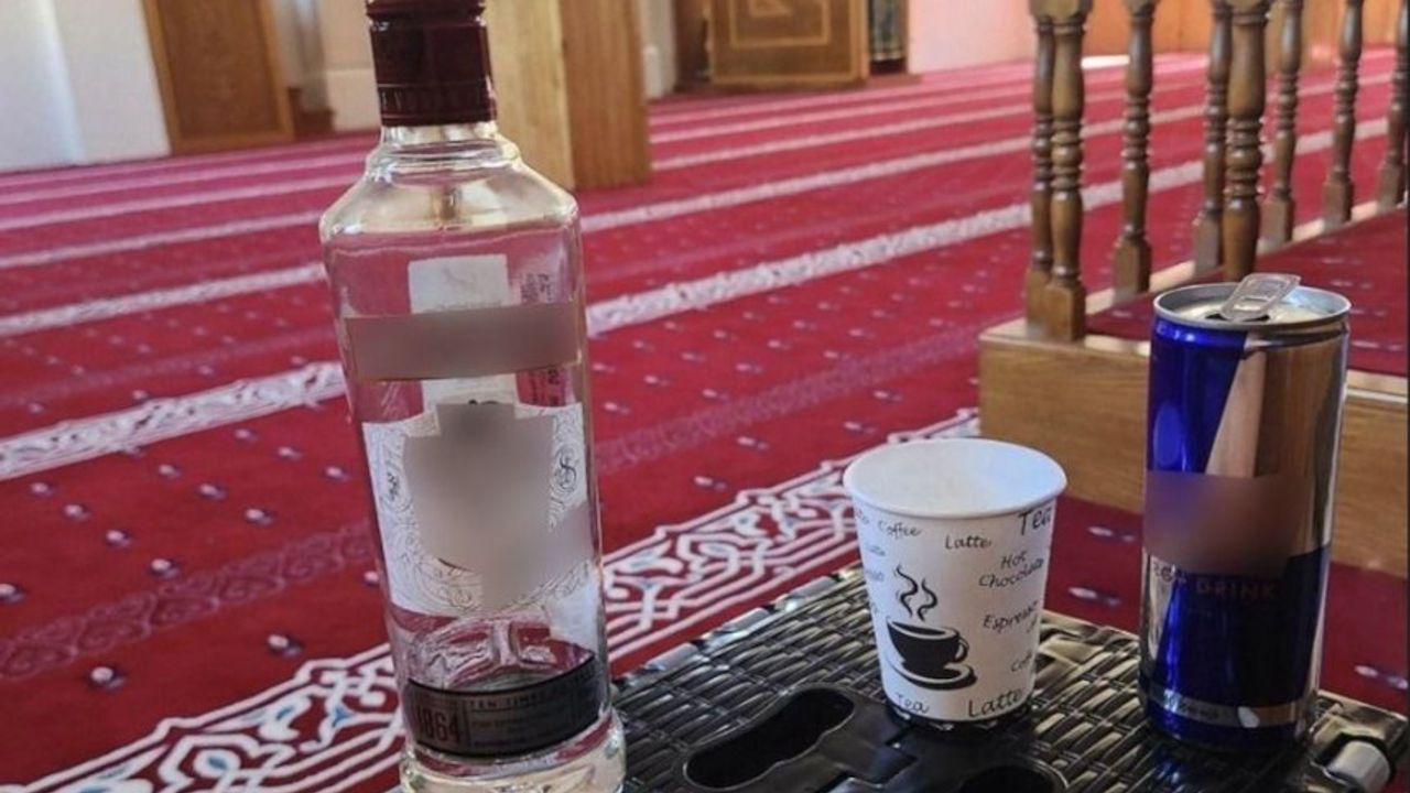 Camide skandal görüntü: Alkol alıp pişkince savunma yaptı