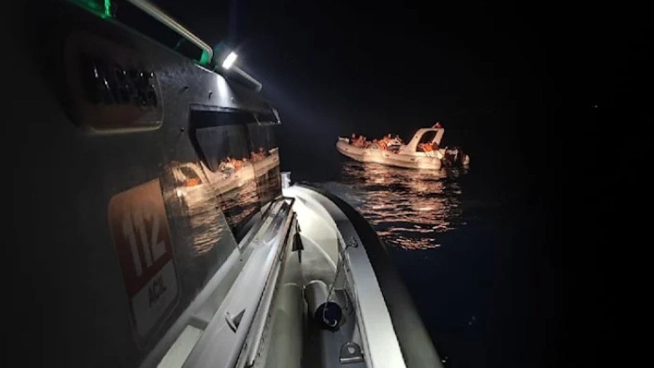 Yunanistan’ın Bodrum açıklarına ittiği 51 göçmen kurtarıldı