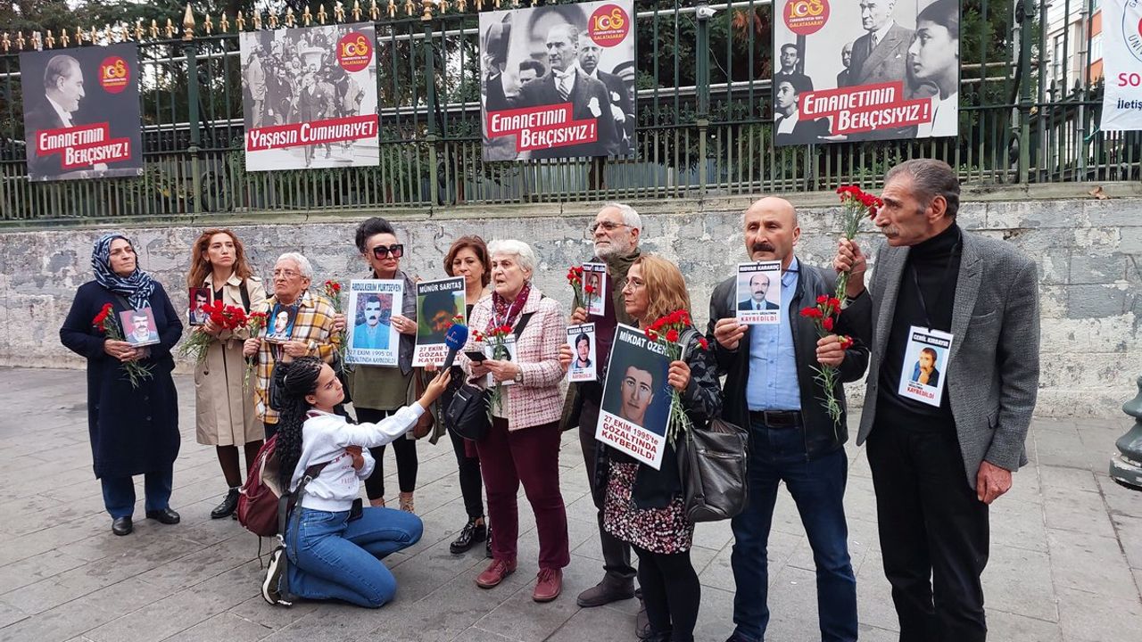 Cumartesi Anneleri 973'ncü haftasında Galatasaray Meydanı'nda toplandı