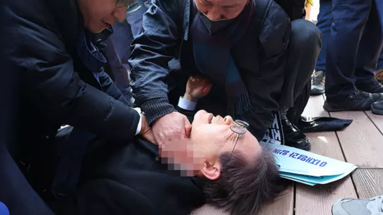 Güney Kore'de ana muhalefet liderine şoke eden saldırı! Boynundan bıçakladılar…