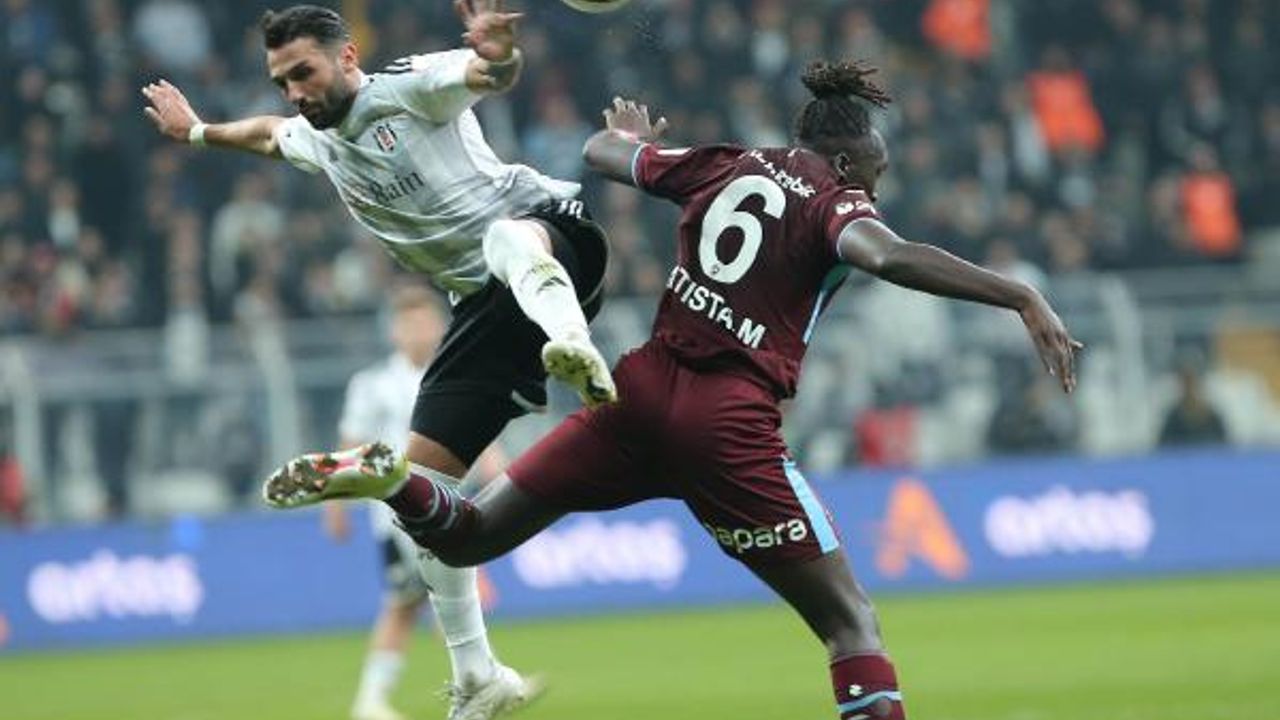 Derbinin kazananı kartal oldu: Beşiktaş, Trabzonspor'u 2-0 mağlup etti