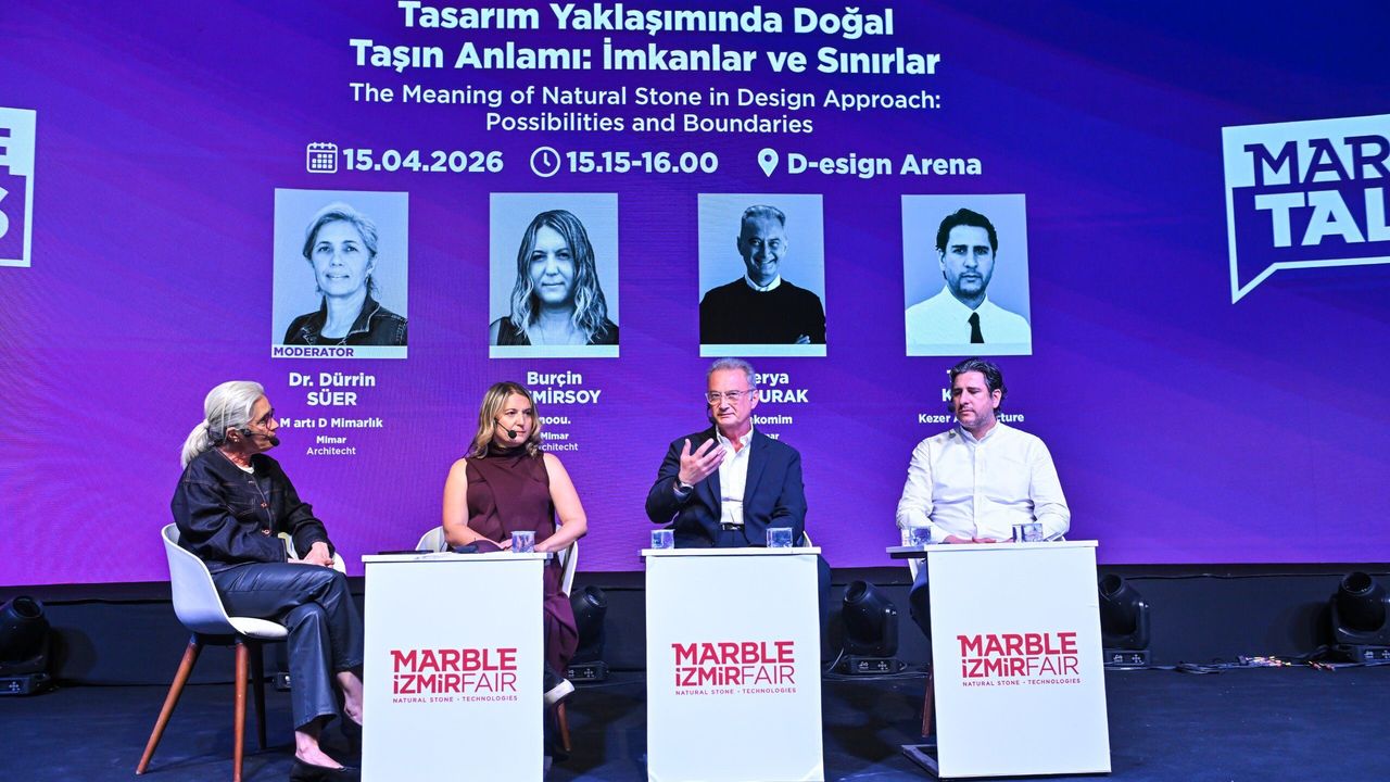 Marble İzmir’de doğal taşın geleceği masaya yatırıldı