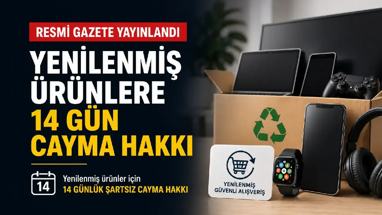 Yenilenmiş ürünlerde yeni dönem: 14 günlük cayma hakkı getirildi! Hangi ürünleri kapsıyor?