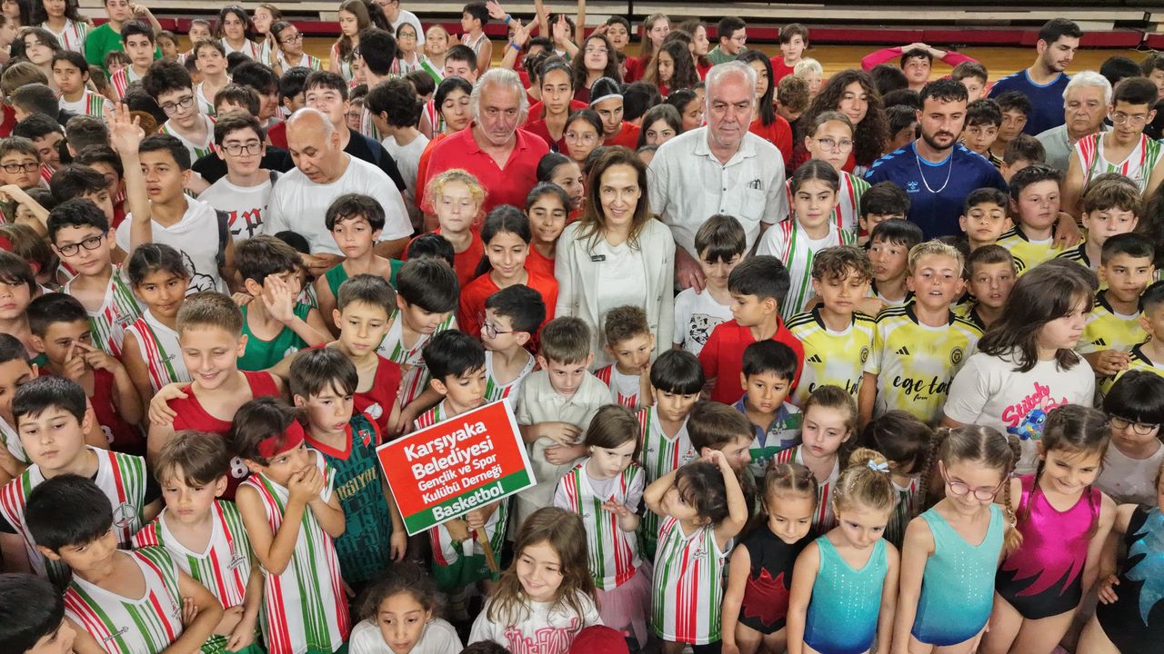 Karşıyaka’da Kış Spor Okulları sezonu törenle tamamladı