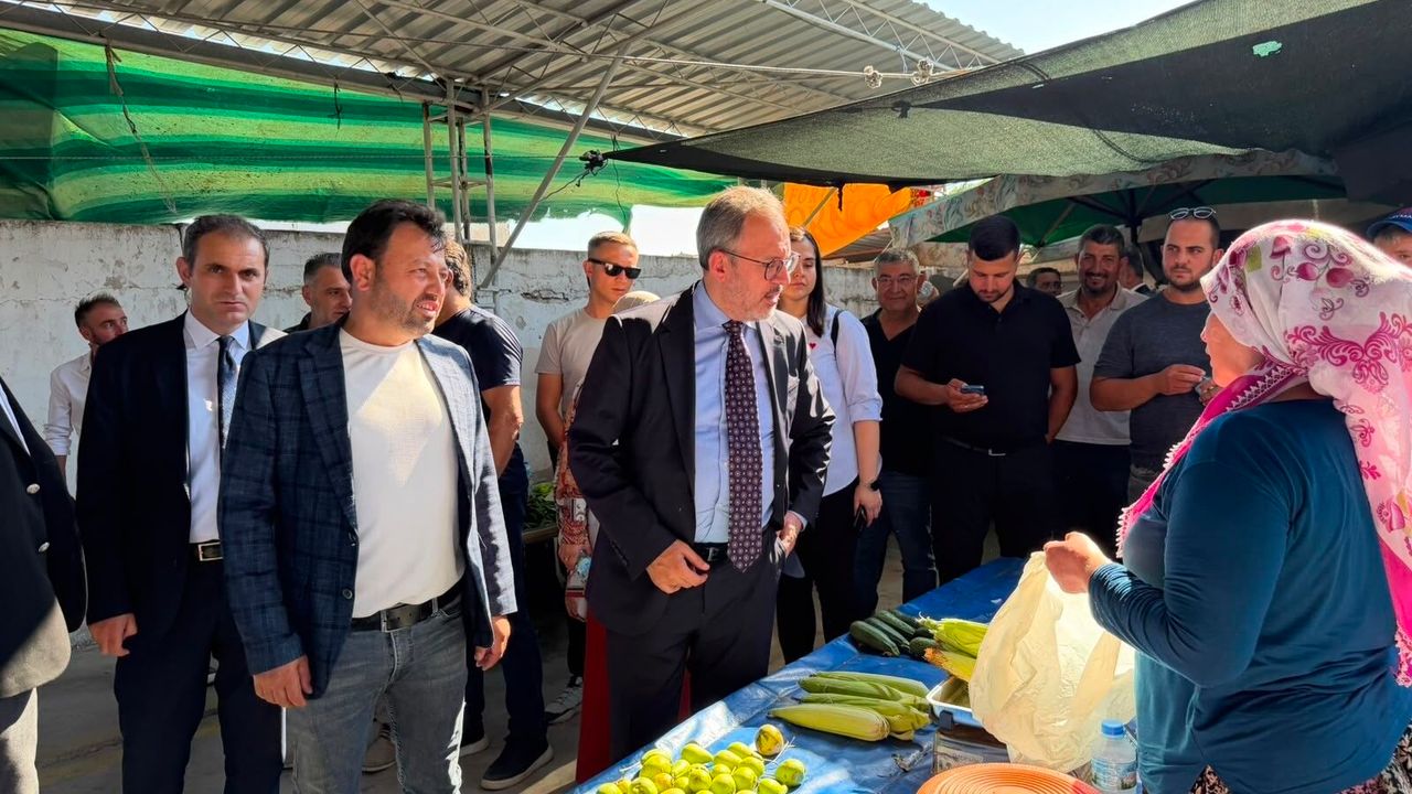 Muharrem Kasapoğlu Bayındır’da esnaf ve üreticileri dinledi