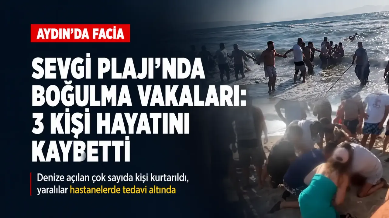 Kuşadası'nda Üç Kişi Boğuldu