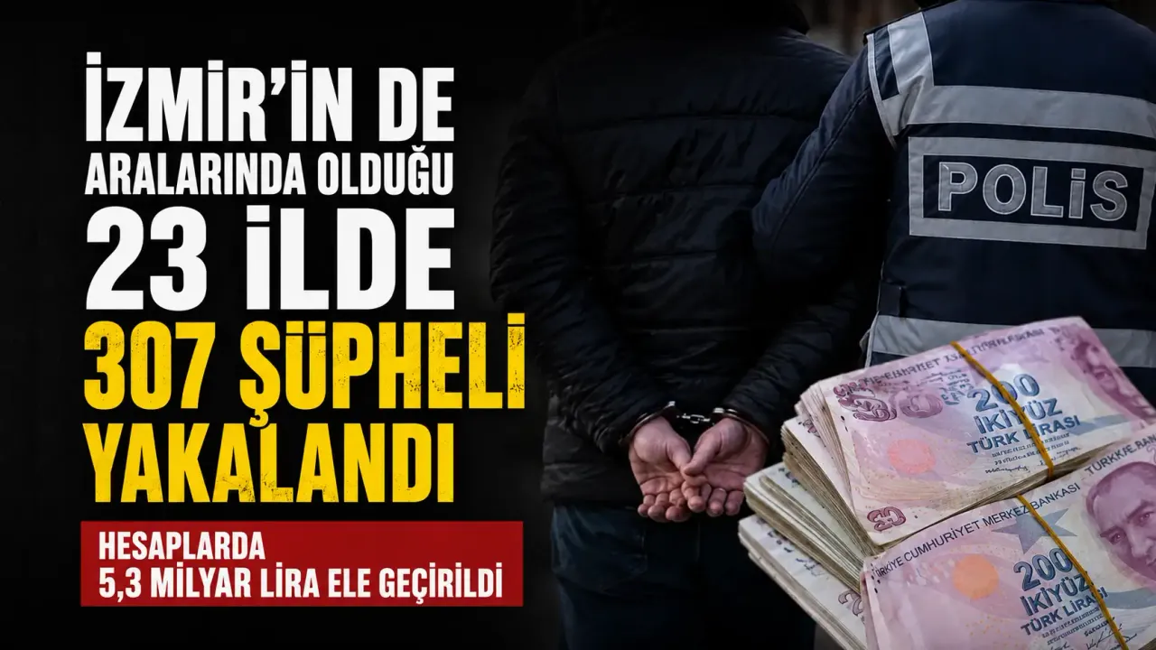 23 ilde dolandırıcılık operasyonu: 307 şüpheli yakalandı