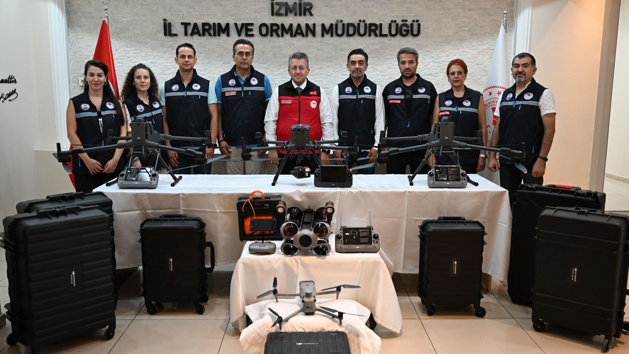 İzmir’de kaçak avcılığa havadan ve su altından dron takibi