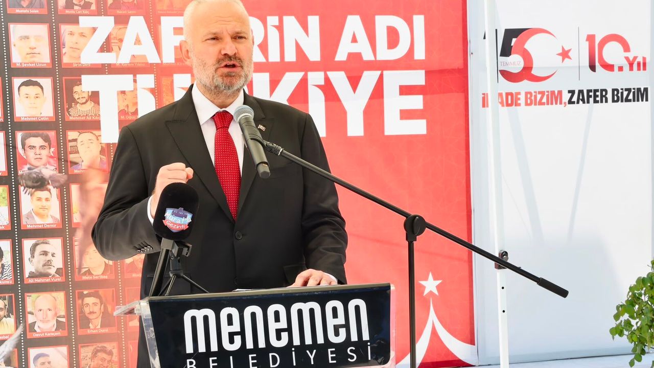 Menemen’den 15 Temmuz mesajı: İhaneti unutmayacağız