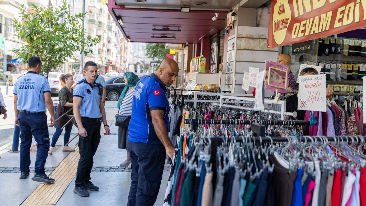 Ana arterlerde kaldırım işgaline geçit yok