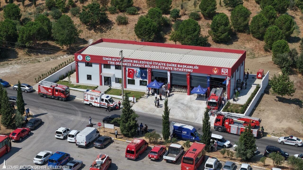 Tire’nin sanayi üssünde yeni dönem: İtfaiye tesisi hizmette