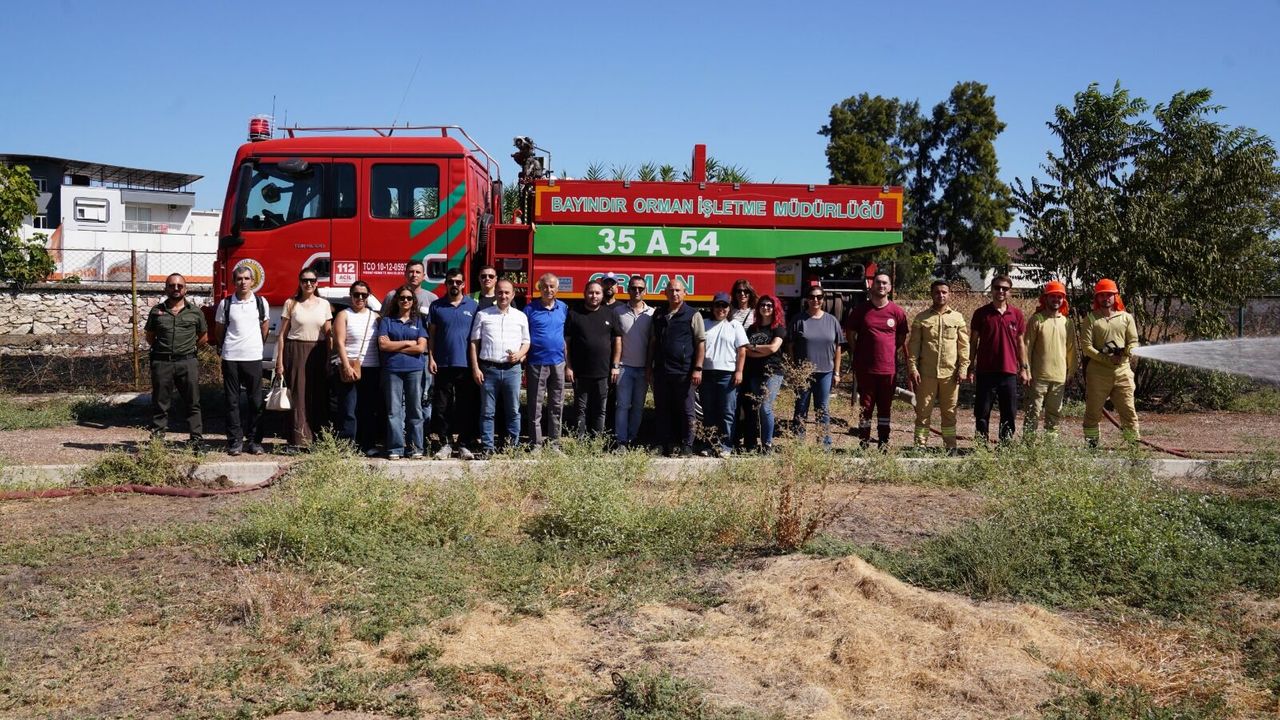 Tire'de Orman Yangınlarına Karşı 18 Gönüllü Eğitti