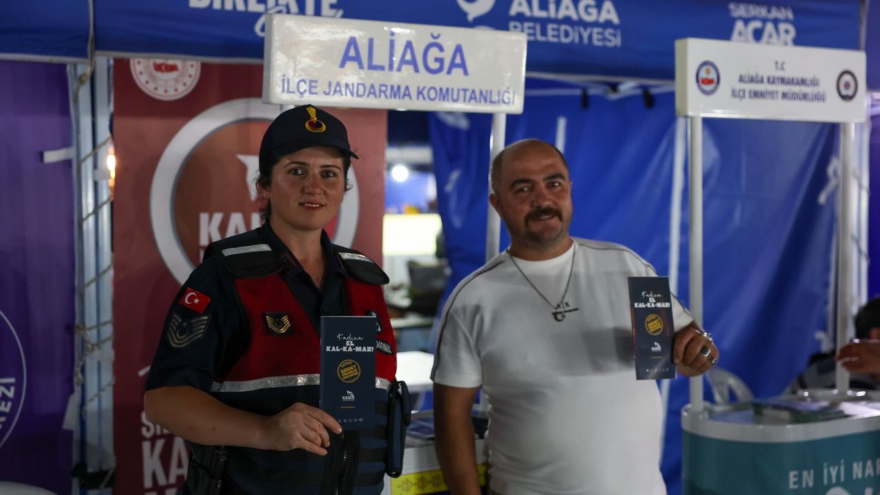 İzmir Aliağa Avcı Ramadan Parkı'nda bağımlılığa karşı farkındalık mesaisi