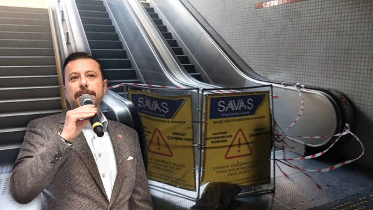 İzmir metrosunda yürüyen merdiven krizi: AK Partili Kaya’dan sert eleştiri