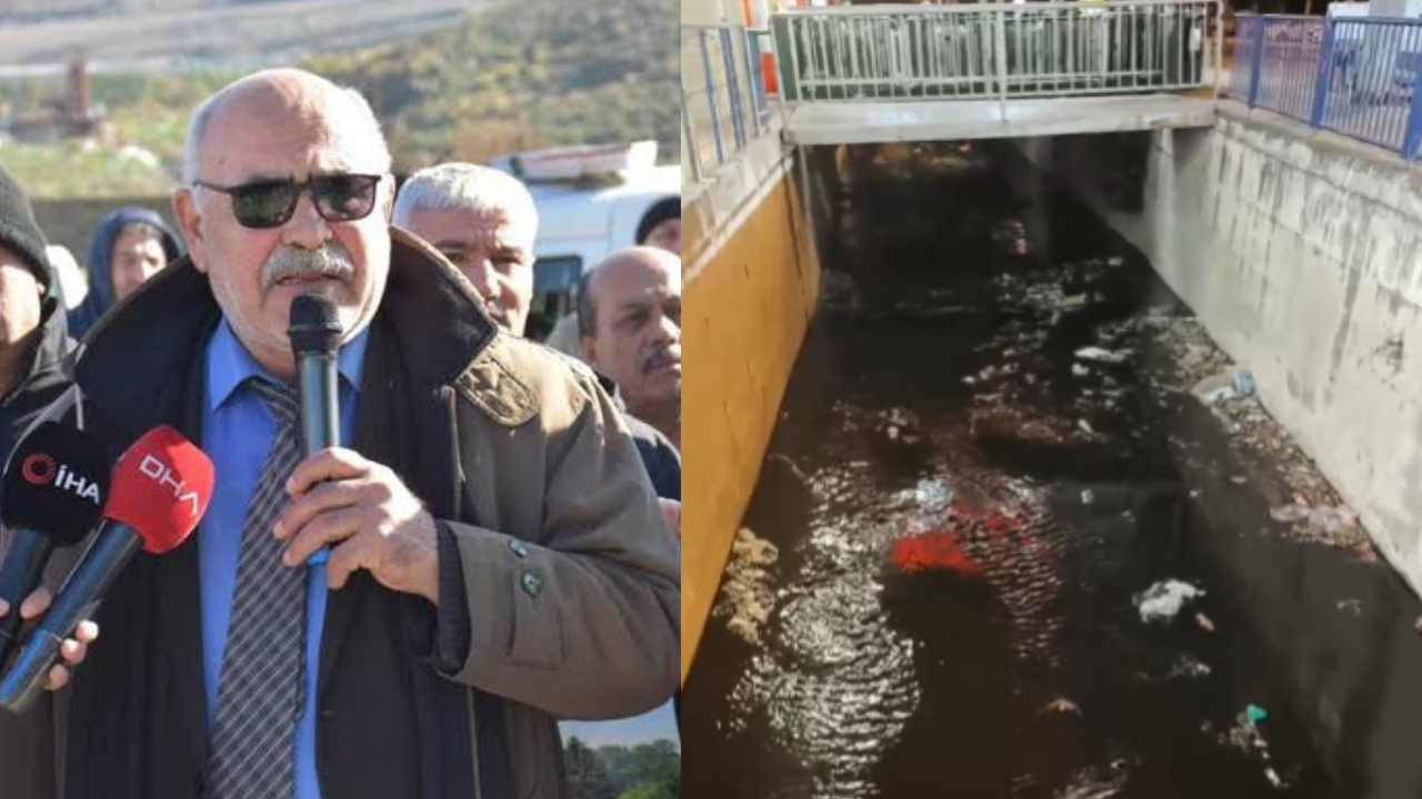 İzmir’de dere alarmı: Simsiyah su ve ağır koku tepki çekti
