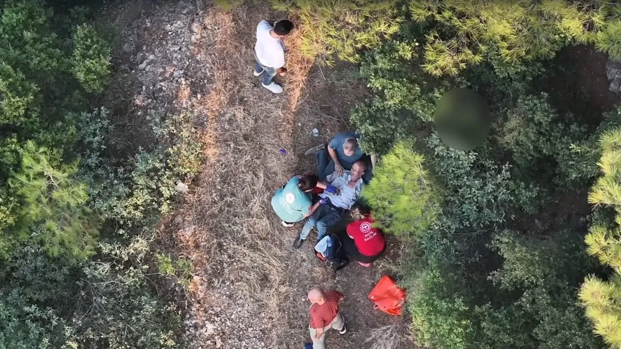 Buca'da huzurevinden ayrılan 80 yaşındaki kişi dronla bulundu