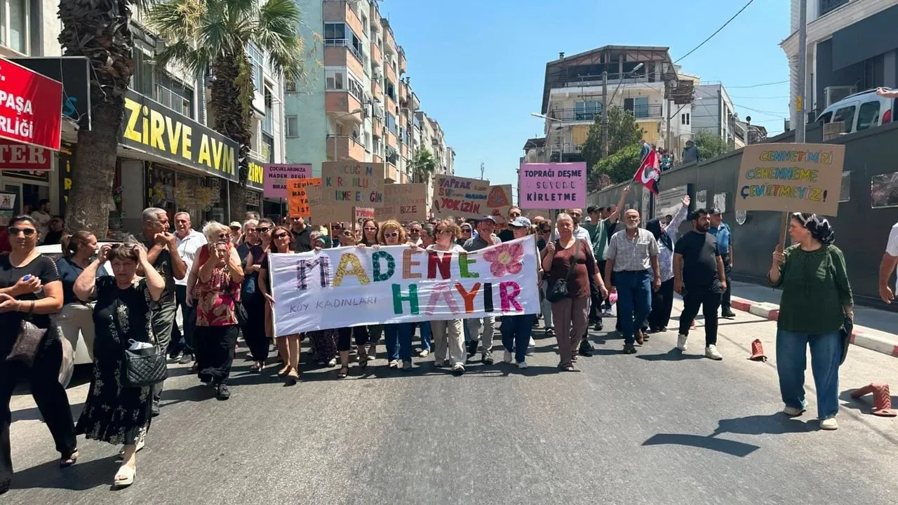 İzmir’de maden sondajına tepki büyüyor: Su kaynakları için suç duyurusu