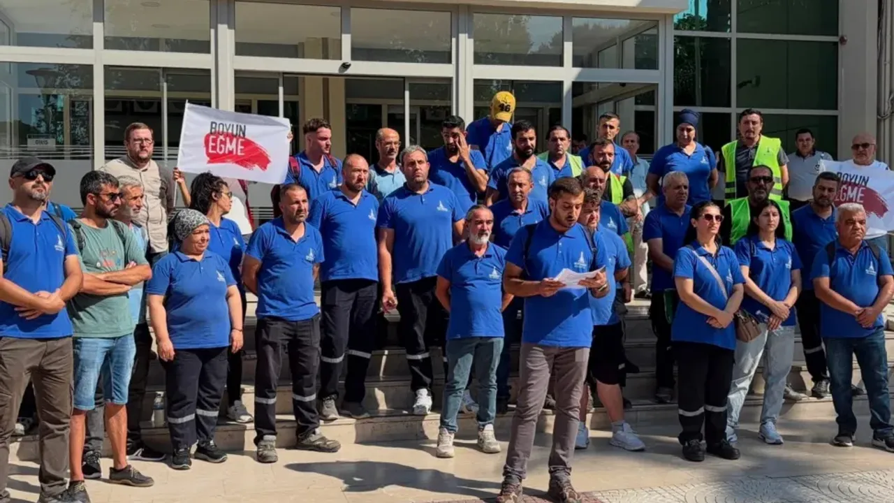 İzmir Büyükşehir'de taşeron işçilerin eylemi 12 gündür sürüyor