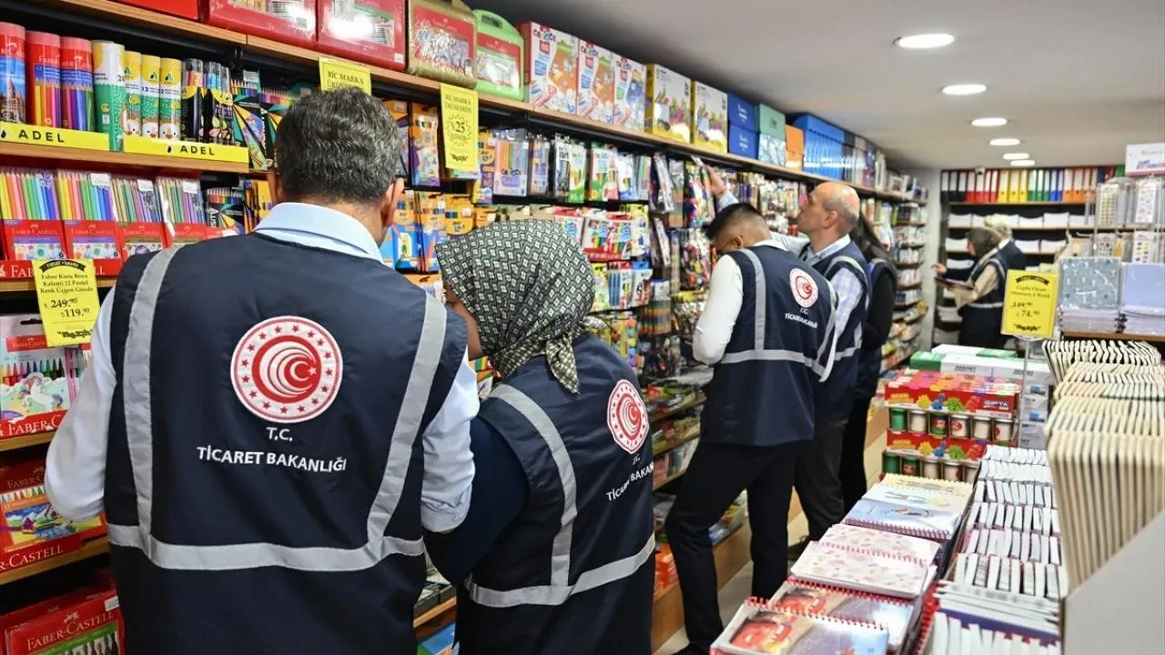 Ticaret Bakanlığı'ndan Kırtasiye ve Okul Ürünlerine Denetim