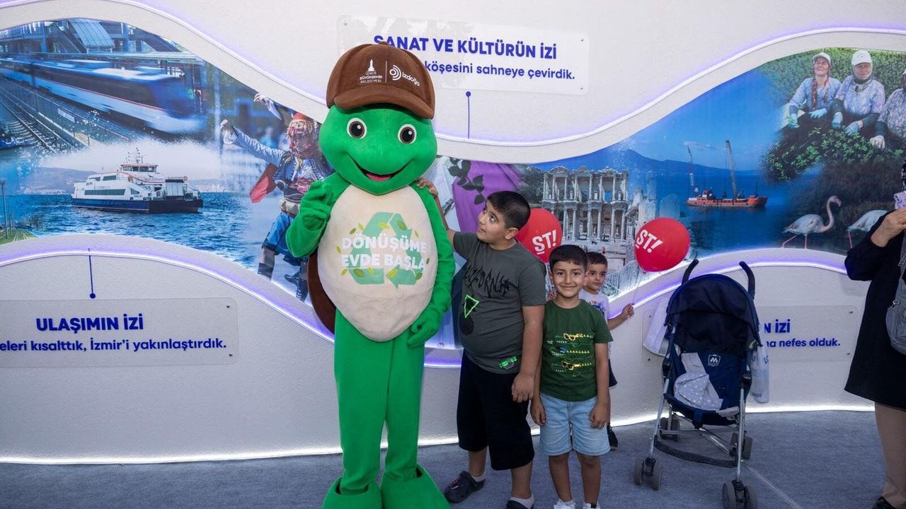 İzmir Fuarı'nda çocuklar için etkinlikler düzenlendi