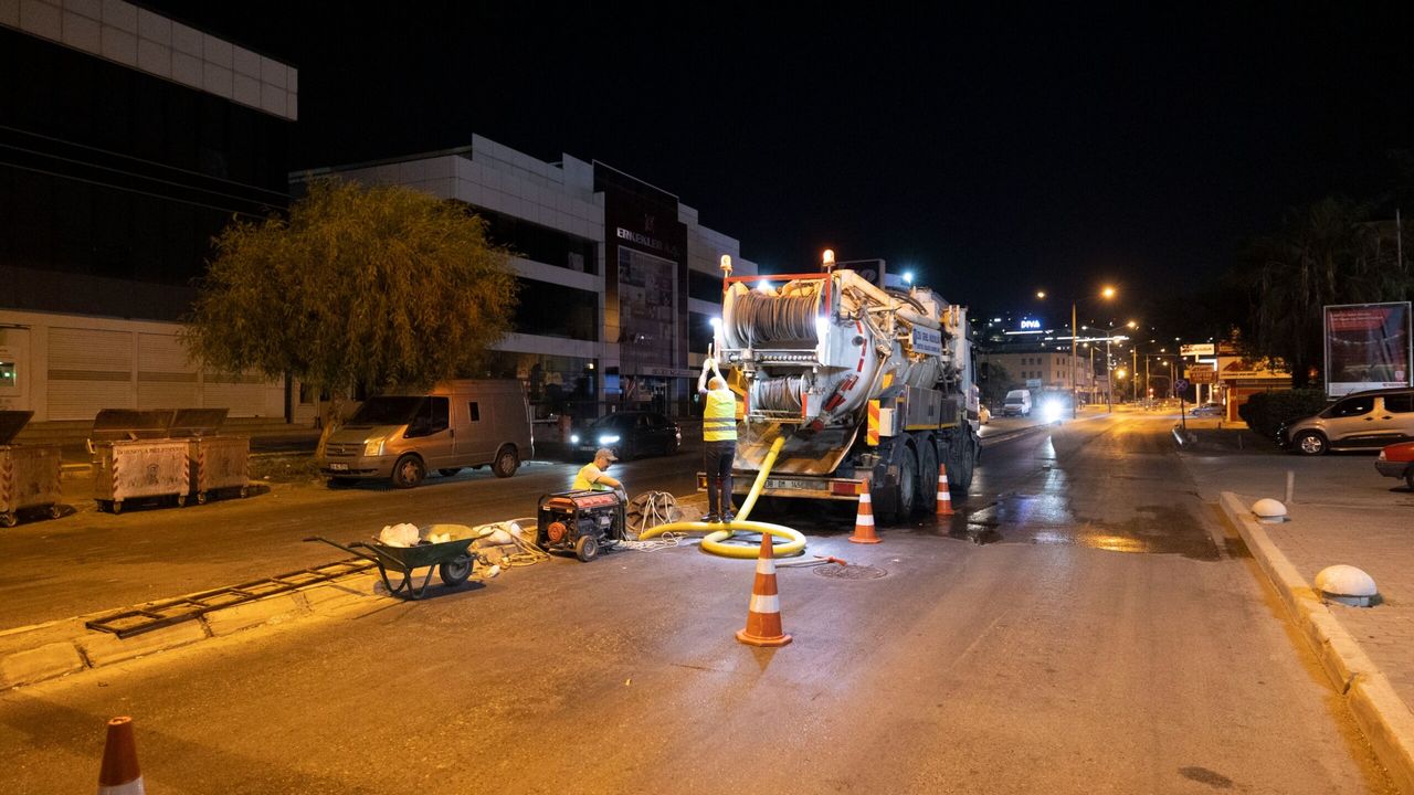 13 KM Atık Su Hattında Temizlik ve Güçlendirme Çalışması