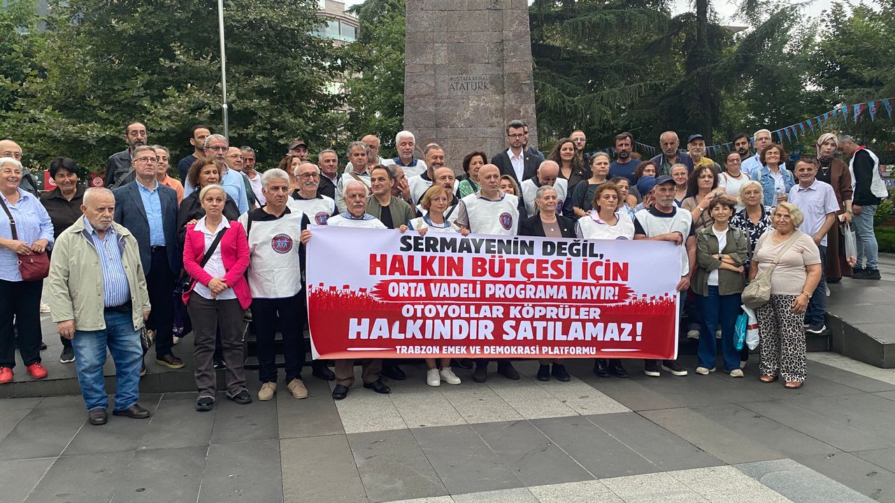 Trabzon’da Köprüler ve otoyollar halkındır! OVP ve özelleştirme tepkisi