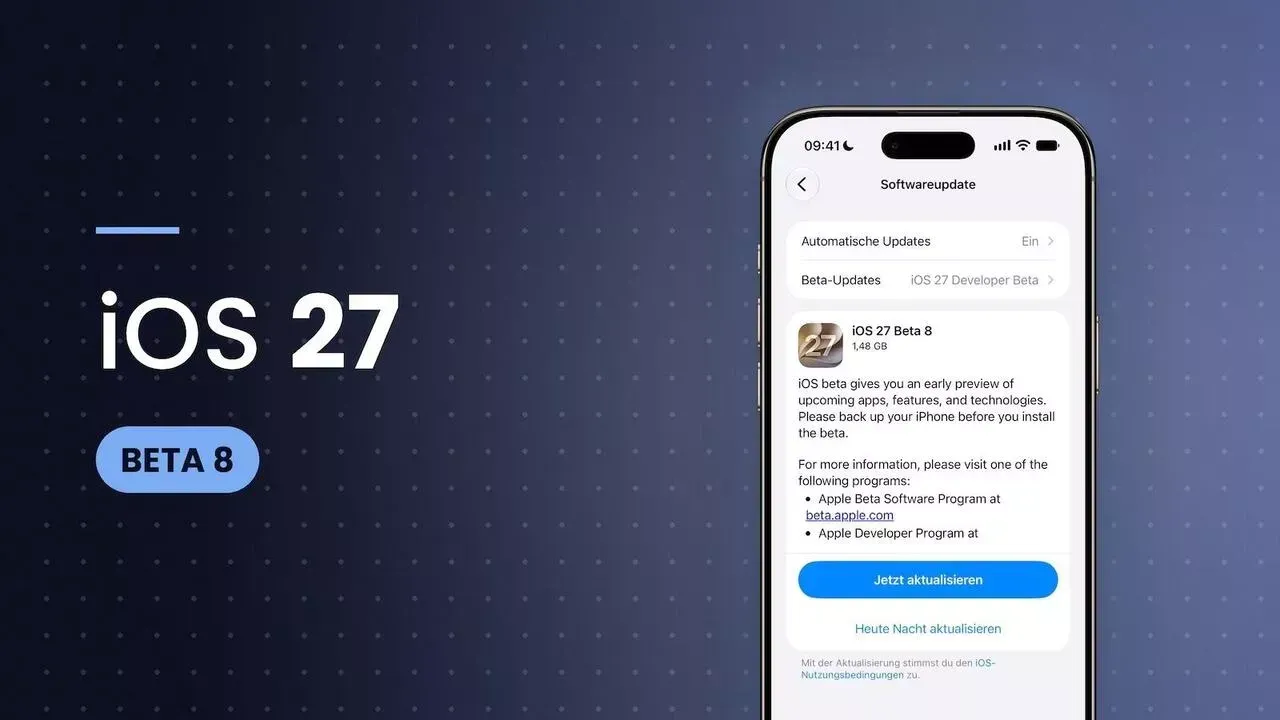 iOS 27 Beta 8 Yayında: Yeni Özellikler ve Güncellemeler
