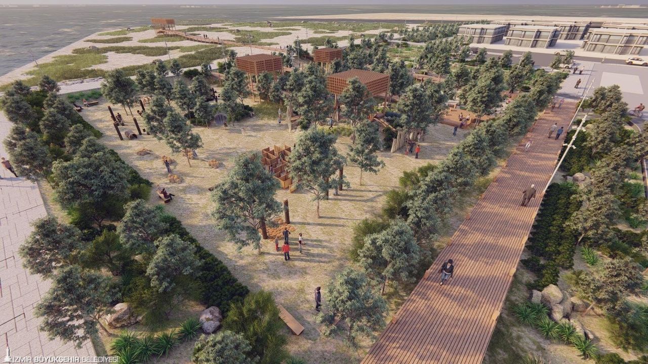 Mavişehir’de taşkınlara karşı 75 bin metrekarelik Flamingo Doğa Parkı kuruluyor