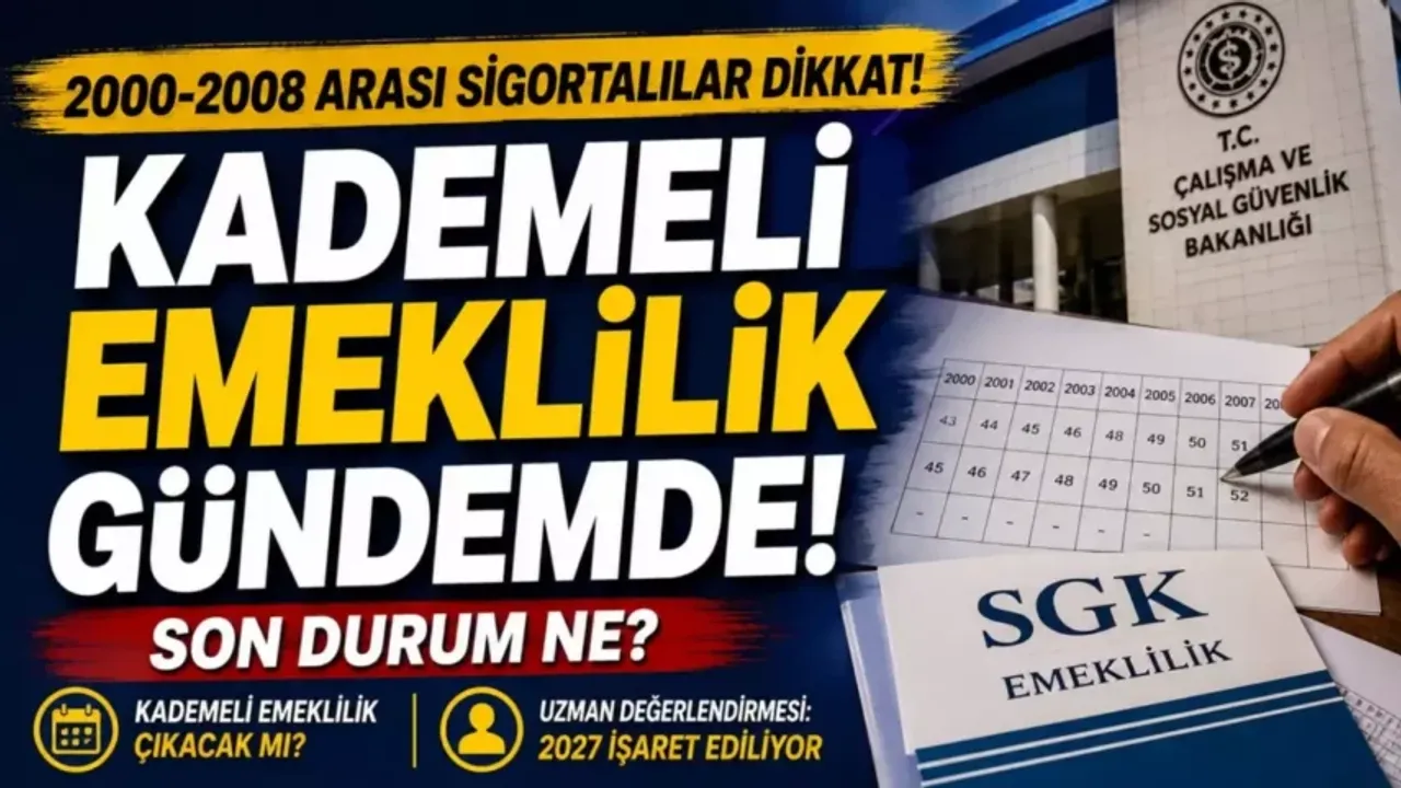 Kademeli Emeklilikte 2000-2008 Girişliler İçin 2026 Durumu