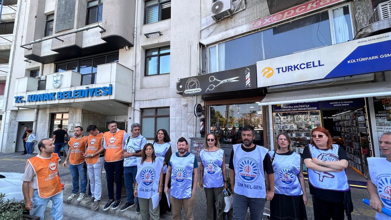Konak’ta kamu emekçilerinden yönetime ödeme tepkisi: Mücadelenin fişeğini attık!