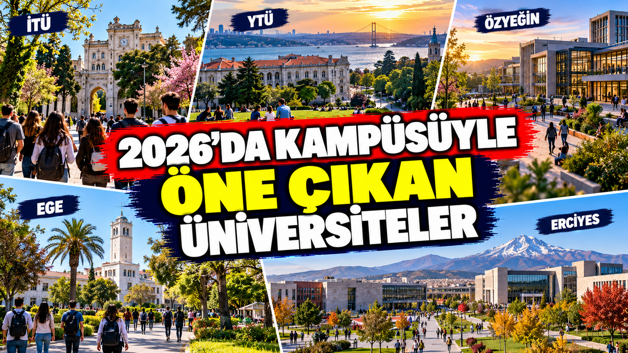2026’da Kampüsüyle Öne Çıkan Üniversiteler