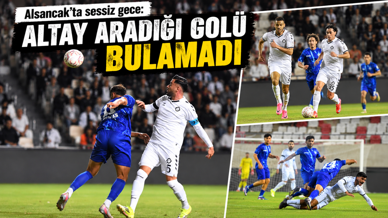 Altay, Alsancak'ta Alanya 1221 FSK ile 1-1 Berabere Kaldı