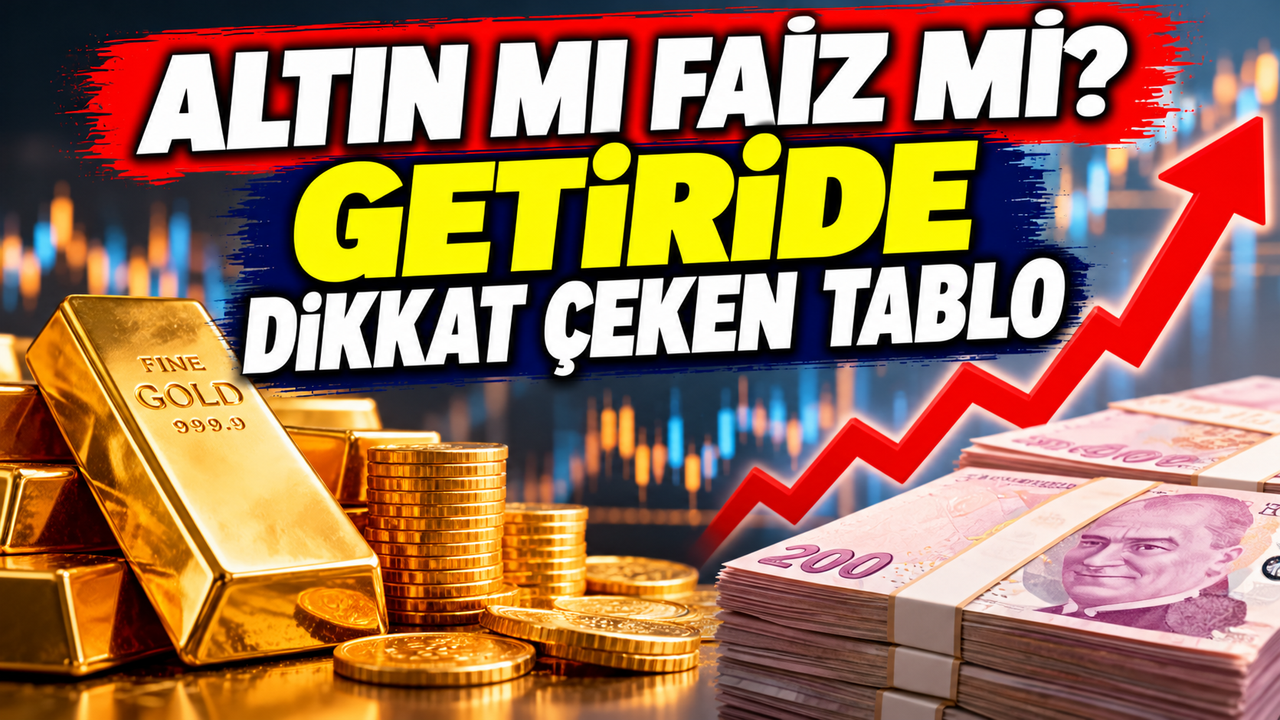Altın mı Faiz mi? Getiride Dikkat Çeken Tablo
