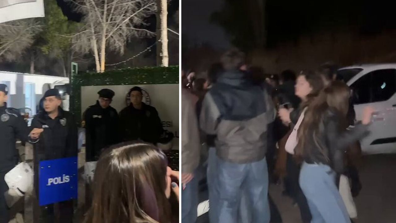 Ege Üniversitesi'nde köpek toplamanın ardından öğrencilerle polis arasında arbede