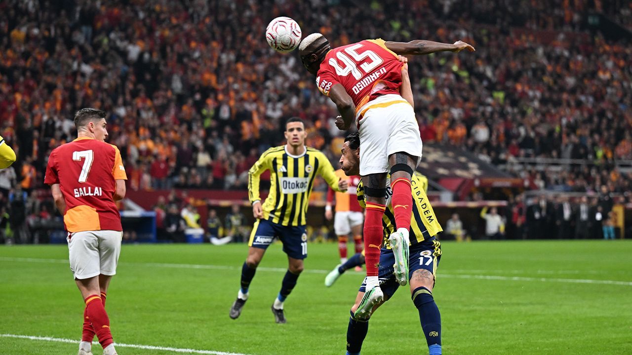Galatasaray derbide Fenerbahçe'yi devirdi: Osimhen yine şov yaptı!