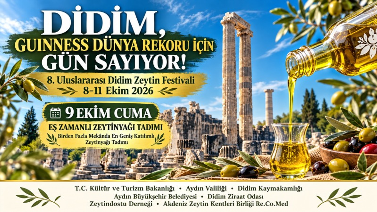 Didim, Guinness dünya rekoru için gün sayıyor