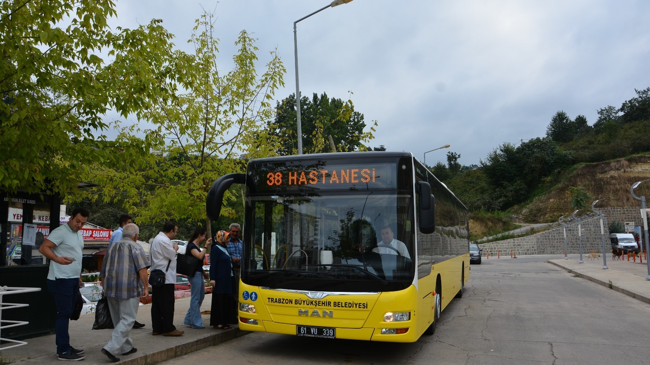 Trabzon'da toplu taşıma ücretlerinde %25 zam