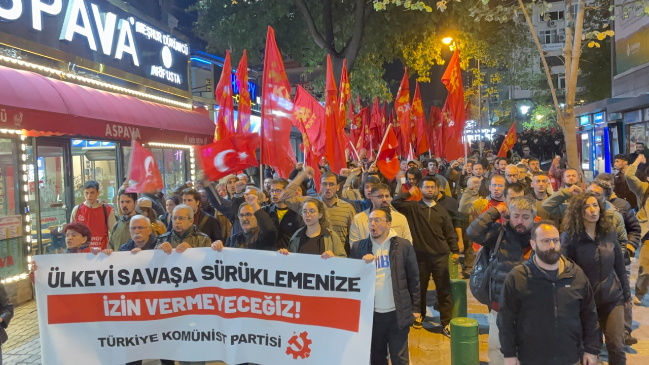 TKP, Mekke Anlaşması'na karşı Sakarya Meydanı'nda eylem yaptı