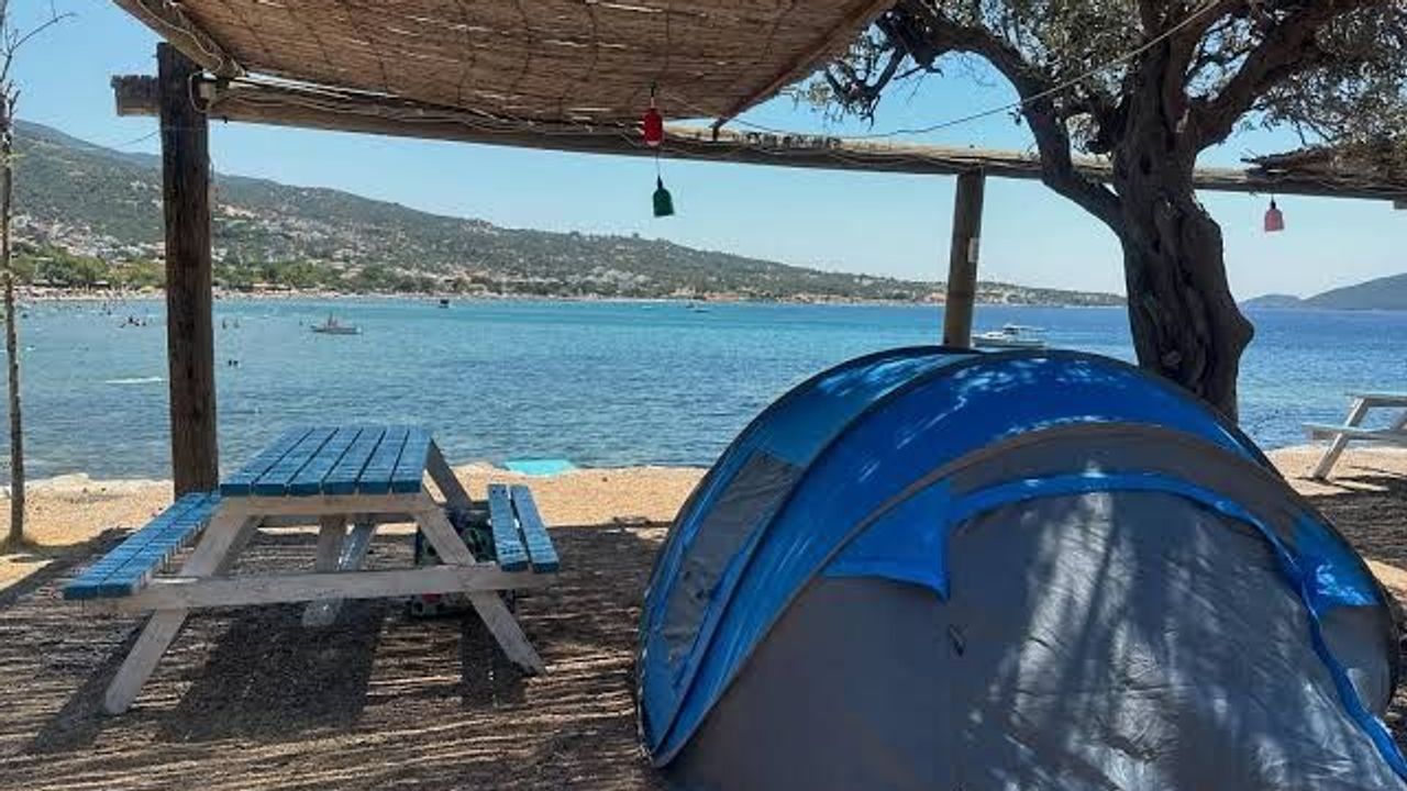 EOS Kamping & Cafe: Dikili Denizköy'de Denize Sıfır Kamp Keyfi