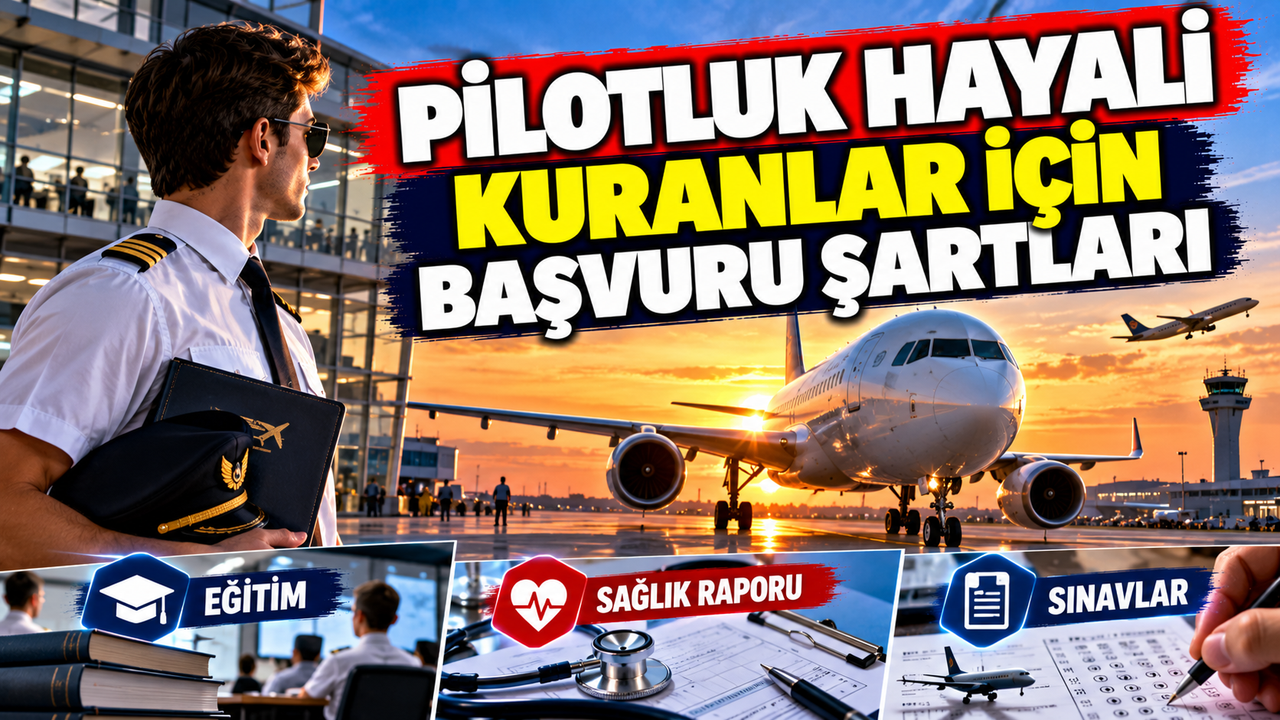 Pilotluk Hayali Kuranlar İçin Başvuru Şartları