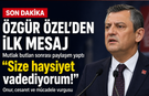 Özgür Özel’den mutlak butlan sonrası ilk mesaj
